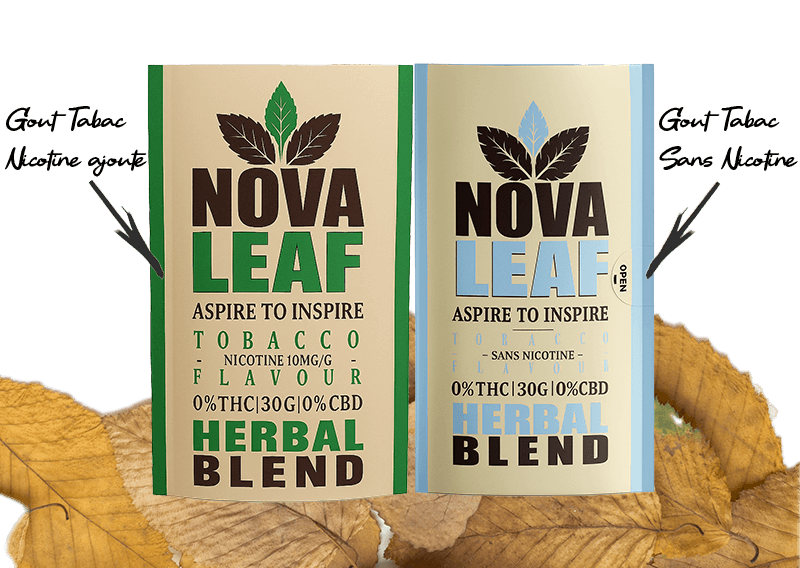 Mélange d'herbes au goût tabac NovaLeaf